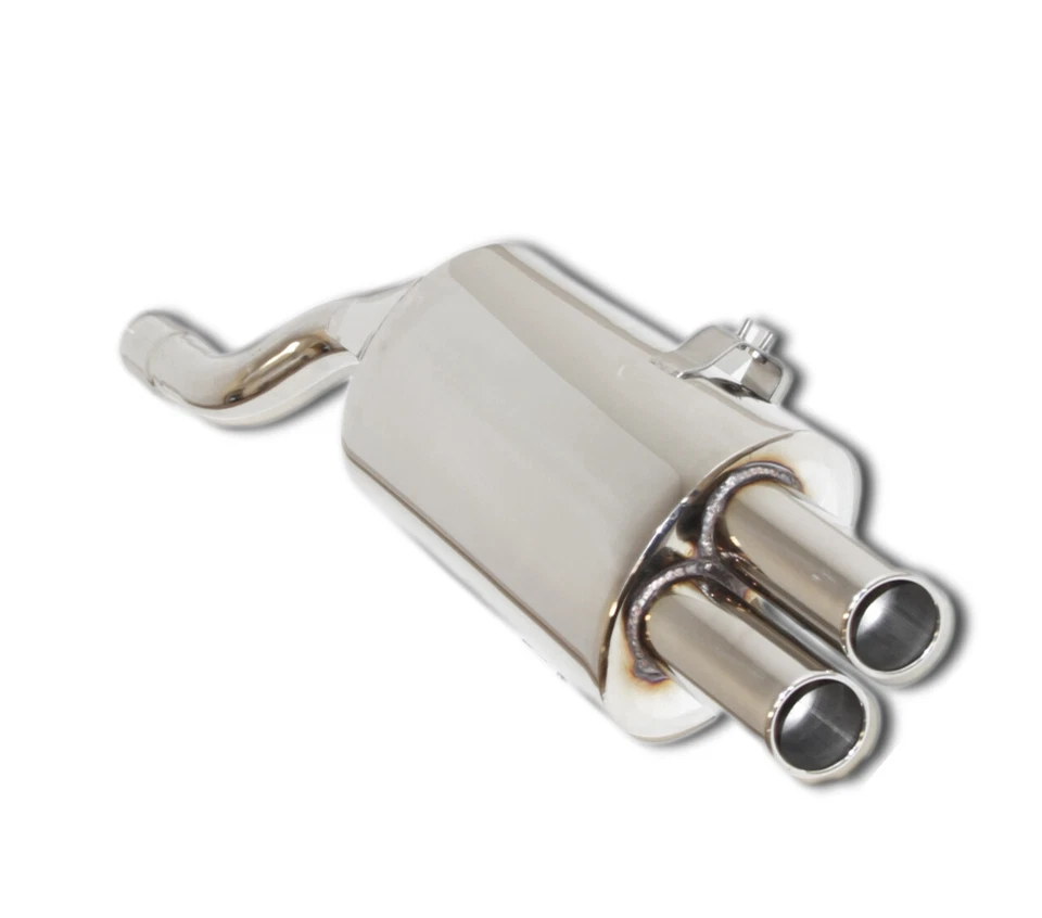 SS Exhaust Muffler Aelx Back System for 99-00 BMW 323i 328Ci 328i - Image 4 of 4