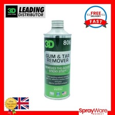 3D Car Care Gum & Tar Remover For Sticky Residue & Adhesive 16oz