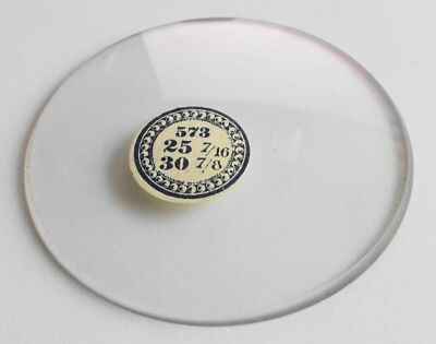 Verre Pour Montre De Poche Gousset - Diamètre 50.3 Mm, Neuf Sans étiquette, Origine France