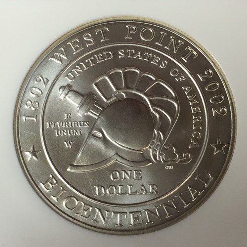 2002-W West Point Bicentennial Commemorative UNC. Silver Dollar MS70 NGC - 054! - Picture 4 of 4