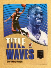 2021-22 Panini Donruss Elite Title Waves Acetate Dwyane Wade #17 Miami Heat
