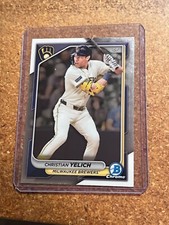 2024 Bowman Chrome Baseball # 14 Christian Yelich 1