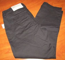 NEW LIZ CLAIBORNE WOMENS BLACK CITY ANKLE PANTS SZ 6