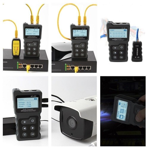 PoE Tester Network Cable Tester Cat5 Cat6 CAT6a Lan Test Network Tools NF-8209 - Picture 4 of 10
