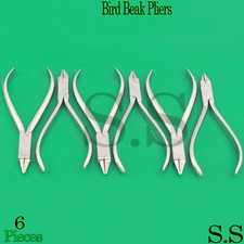 6 Bird Beak Pliers Orthodontic Instruments Supply Dental Supplies 