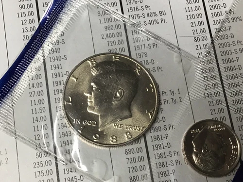 1988-P or D, BU Mint Set KENNEDY HALF DOLLAR FROM, 1 Coin you pick