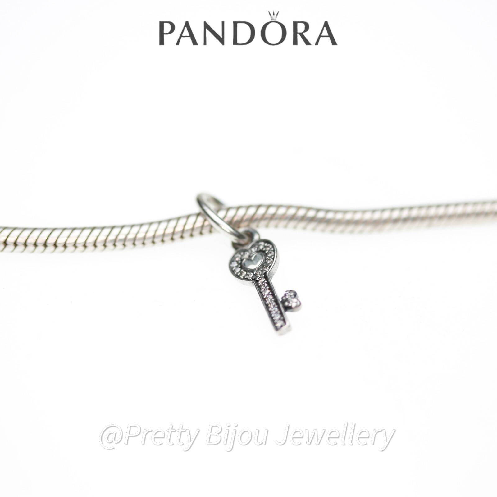 Pandora .925 Silver Symbol of Trust Charm with Zirconia - 791353CZ