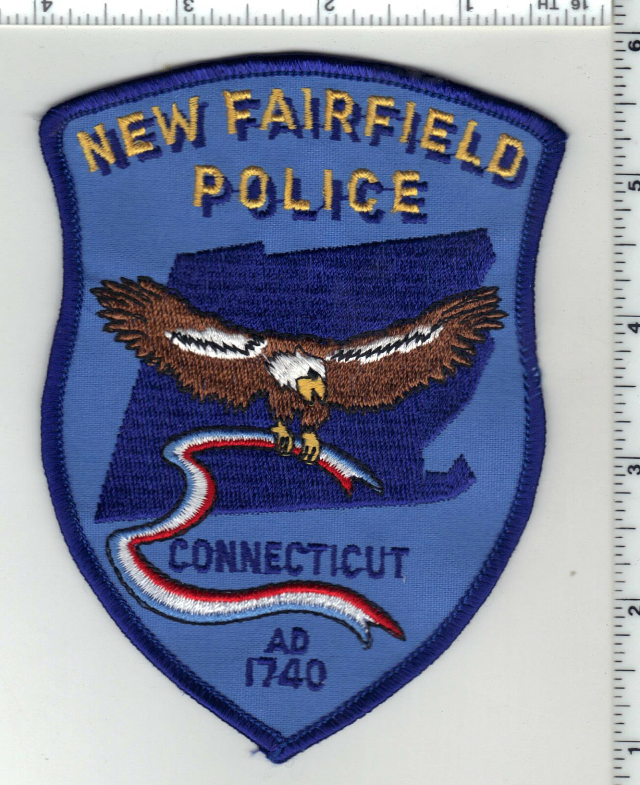 New Fairfield Police (Connecticut) 3rd Issue Shoulder Patch | eBay