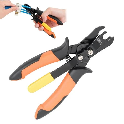 NEW Pneumatic Air Hose Disconnect Tool Pliers 1/4 5/16 Push Fitting Kit US