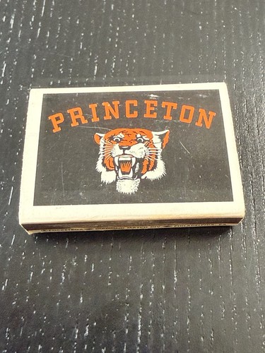 Princeton Tigers University Old Vintage Matchbox Wd Matches Matchbook Pocketbox