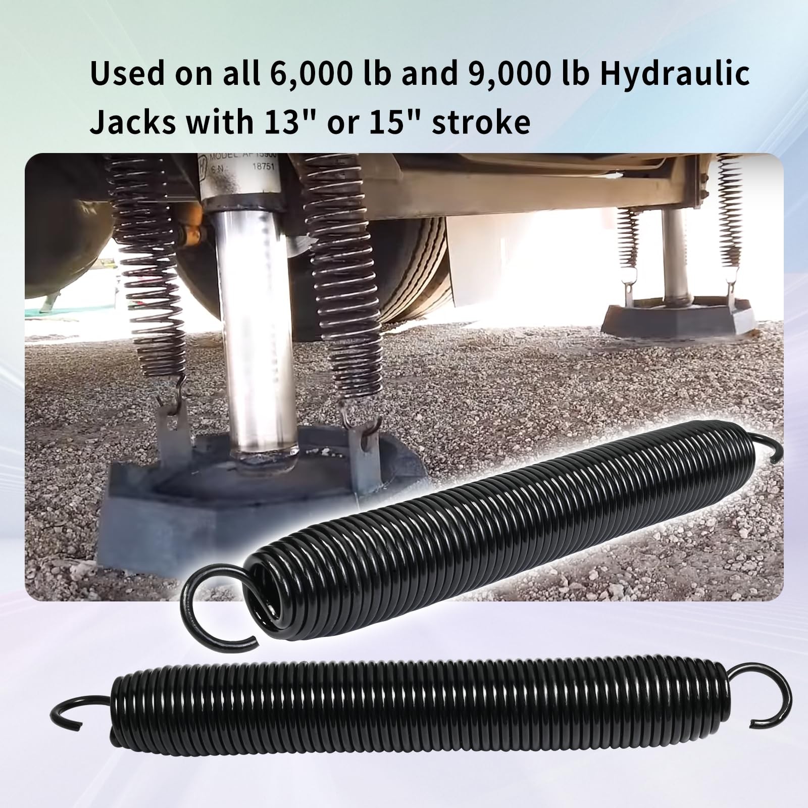 Vanshly 2 Pack R3847 Replacement Spring Kit for Hydraulic Leveling Jacks