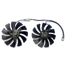 T129215BU Graphics Card Cooling Fan Radiator fit for Power Color RX5500XT 5600XT