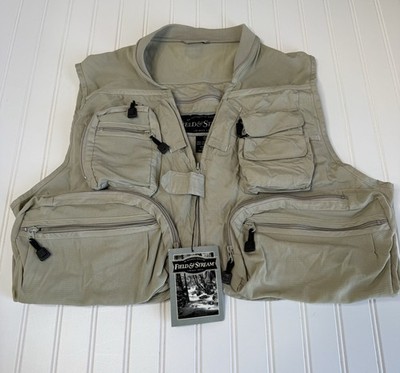 Field & Stream Mens Vest Fly Fishing Cargo Outdoor Medium Men NEW