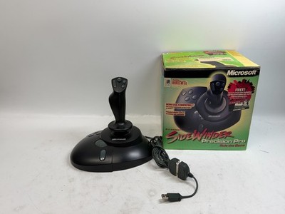 Microsoft SideWinder Precision Pro Joystick Controller PC X03-57540 w/ box and C
