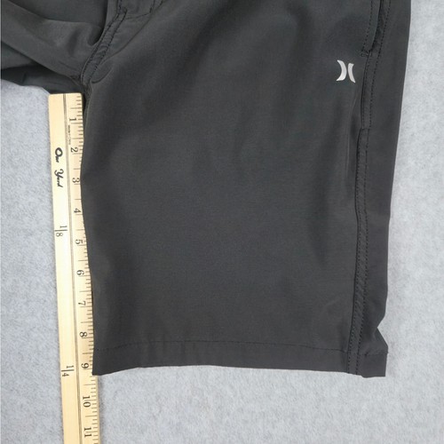 HURLEY Shorts Mens Size 30 Black Stretch Hybrid WalkShort Black - Picture 9 of 11