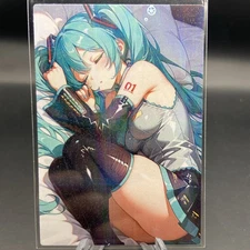 Hatsune Miko Anime Waifu Card Doujin ACG Goddess Holo