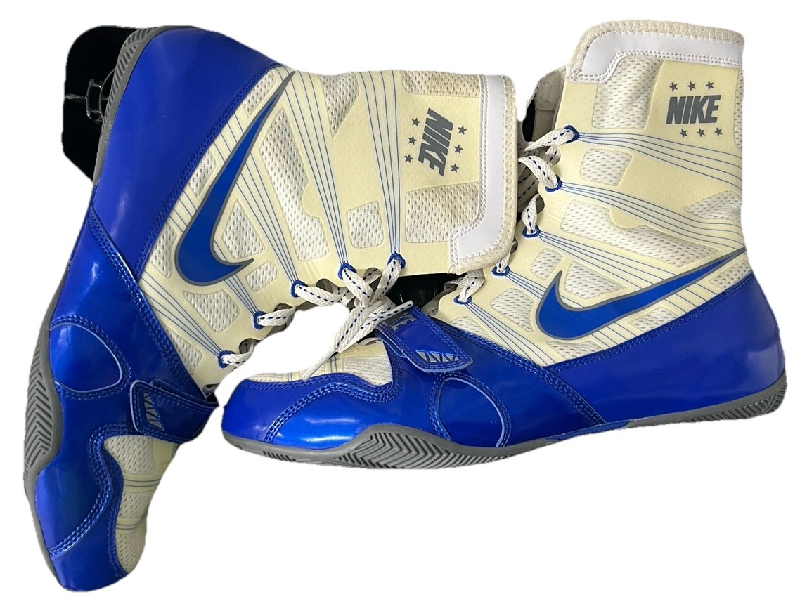 Rare Nike HyperKO 1 Boxing Shoes Blue And White Original Size 11