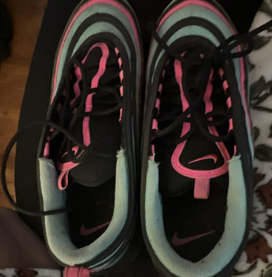 Nike Air Max 97 Hyper Turquoise Black/Pink/Green Low Top Lace Up CU4877-300