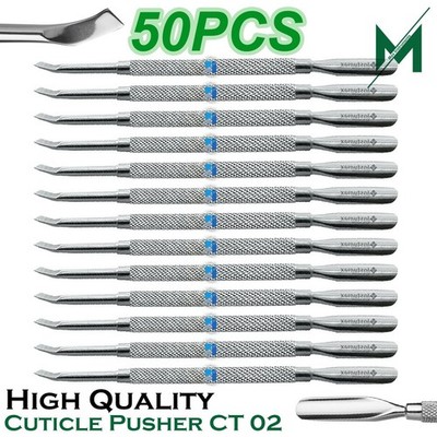 Cuticle Pusher Remover Nail Cleaner Manicure Pedicure Stainless Steel Tool Set