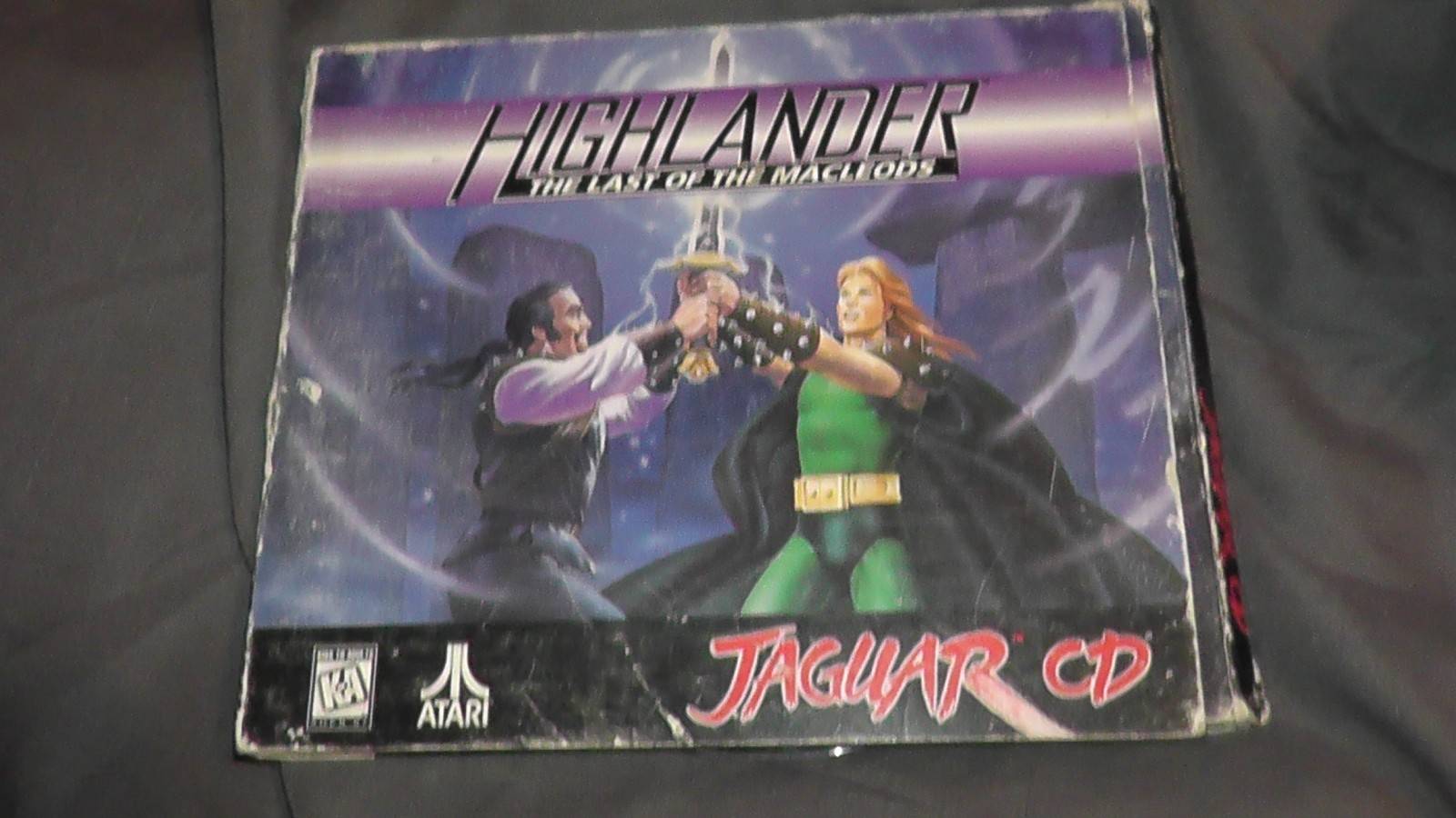 highlander atari jaguar cd juego áspero