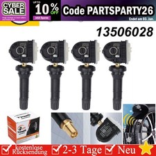 4X REIFENDRUCKSENSOR RDKS FÜR OPEL ASTRA J K CORSA E D 13506028