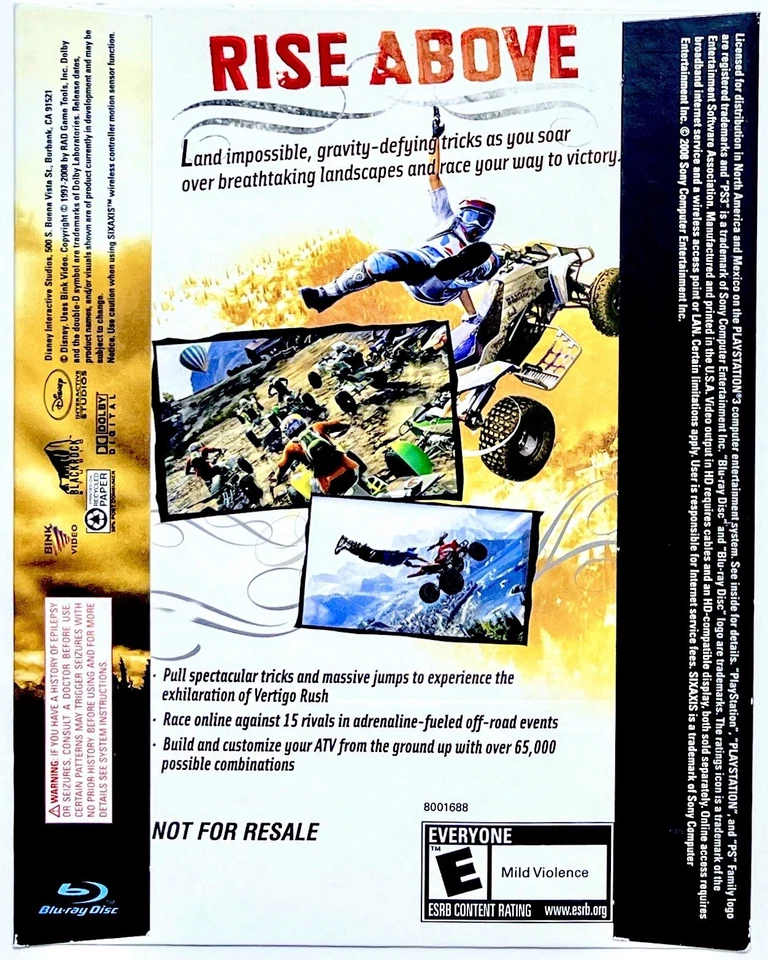 Pure PS3 Demo Disc NOT FOR RESALE VERSION 2008 Sony PlayStation 3 DISNEY - Image 2 of 4