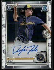 2020 Bowman Chrome Dylan File #CPA-DF 1st Bowman Auto