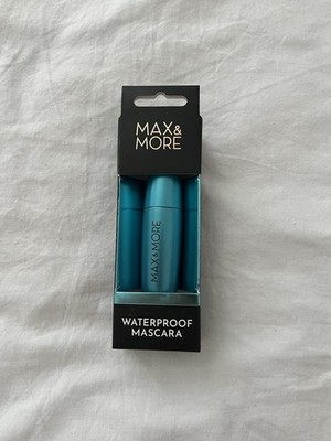 Blaue Max&More Waterproof Mascara Neu Schwarz OVP