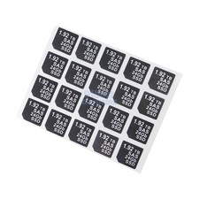 20PCS 1.92T SAS 24GB SSD DXD9H X7K8W Tray Caddy Adhesive Stickers Labels