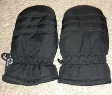 Boy Girl Thinsulate insulation 80 gram Black Winter Mittens Toddler 1-2 year old