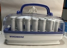 Windmere HHS-21 Electric Hot Rollers 21 Curlers TESTED VINTAGE No Clips