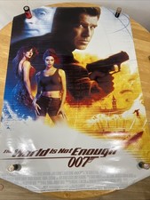 Listing image for VINTAGE The World Is Not Enough 007 1999 Original Movie Poster 27x40 Rolled