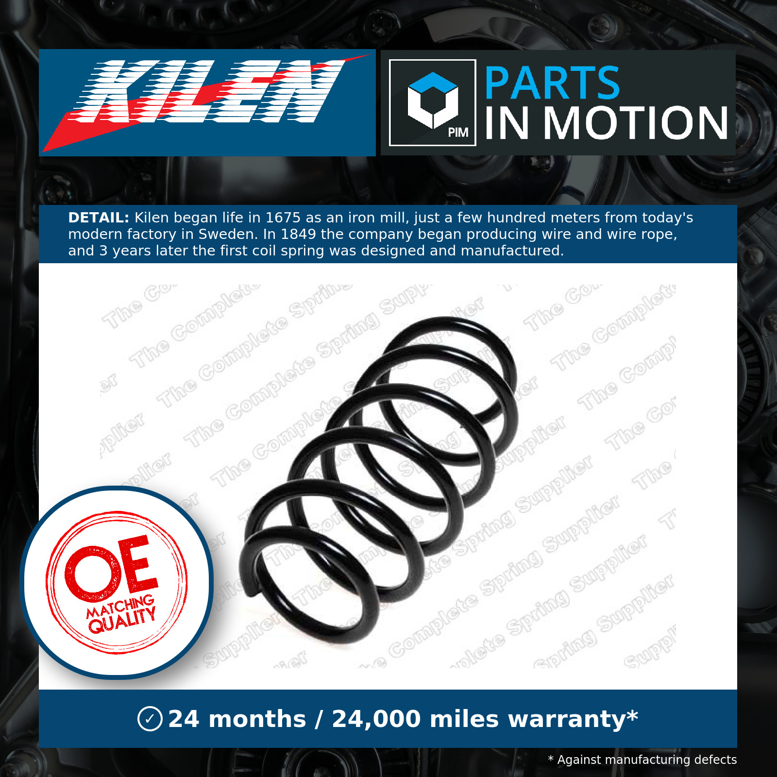 22487335 Front Coil Spring Single Lowered Suspension Replacement By Sachs - Image 10