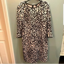 Ann Taylor black & white dress