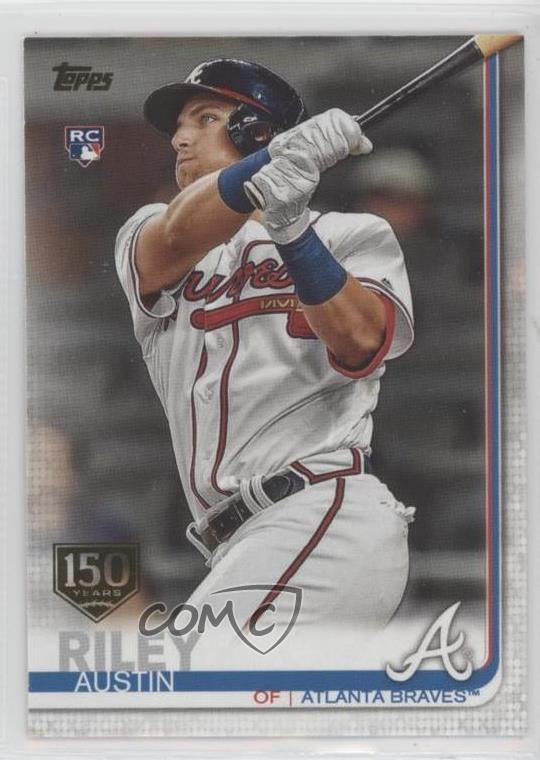 2019 Topps Update 150th Anniversary Austin Riley #US100 Rookie RC 0ls