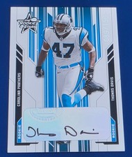 2005 Leaf Rookies & Stars Thomas Davis Auto Carolina Panthers Autograph /150