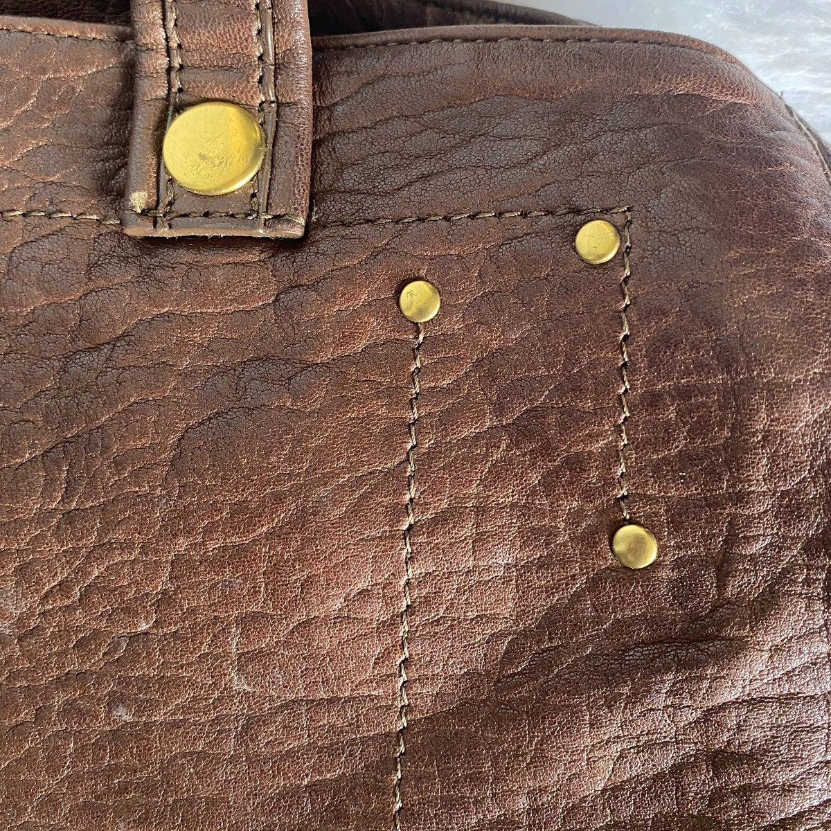 JEROME DREYFUSS BILLY ジェロームドレイフィス レザー JEROME DREYFUSS Billy Large Brown Two Way Leather Bag | eBay