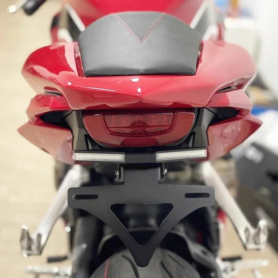 Держатель номерного знака кронштейн фары хвост аккуратное крыло для Honda CBR650R 2021-2025 - Изображение 2 из 4