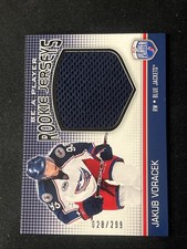 2008-09 Upper Deck Be a Player Rookie Jerseys /299 Jakub Voracek #RJ-JV RC