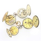Vintage Coin Silver Fancy Dial 40mm-50mm Case Pocket Watches Lot of 7 #WB5451-4 — photo 3