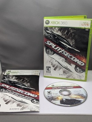 Split Second Microsoft Xbox 360 Game CIB I'll Ight Scratches 
