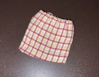 Vintage 1960s Skipper Barbie Doll #1946 Glad Plaids Skirt 💕