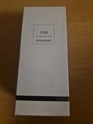 Yves Saint Laurent Cuir Parfum 75ml Eau de Parfum Oud & Feuille de Violette NEU