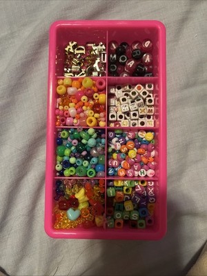 Multi Colored Letter/Regular Bracelet Making Craft Beads