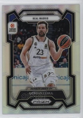 2023-24 Panini Prizm Turkish Airlines EuroLeague Silver Sergio Llull #113 14mf
