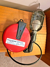 Vintage Sears Craftsman 83914 Retractable Shop Light W20 Ft. Works