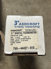 New 3" ASHCROFT BI-METAL THERMOMETERS 30-E160E-025