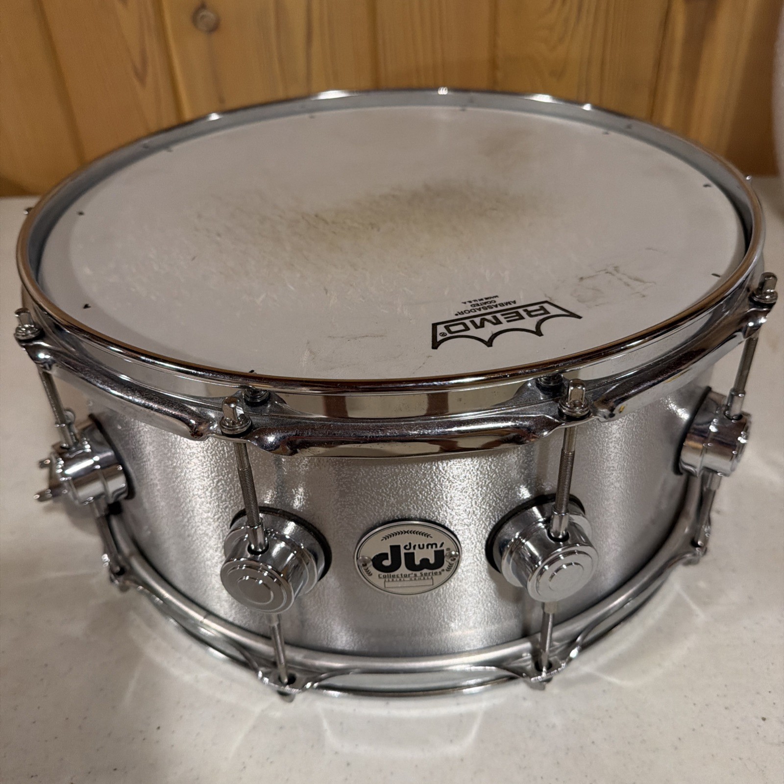 DW 6x14 Collectors Series Wrinkle Coat Aluminum Snare Drum