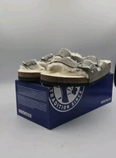 Birkenstock Arizona Shearling Mens Size EU 44/11M Stone Coin 1017402 Slides