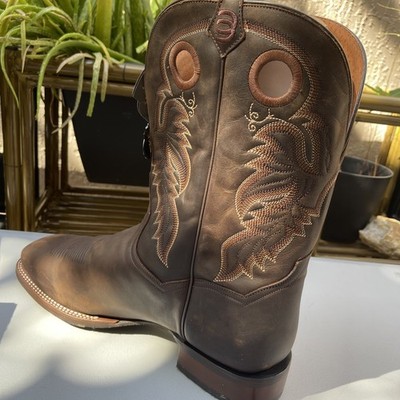Dan Post Abram Western Performance Boots Men 12 Broad Square Toe DP4562